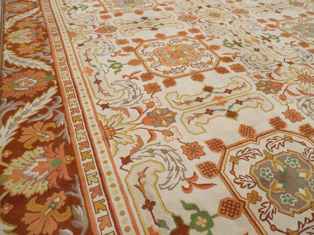 Vintage Spanish Cuenca Oversize Carpet, No.21154 - Galerie Shabab