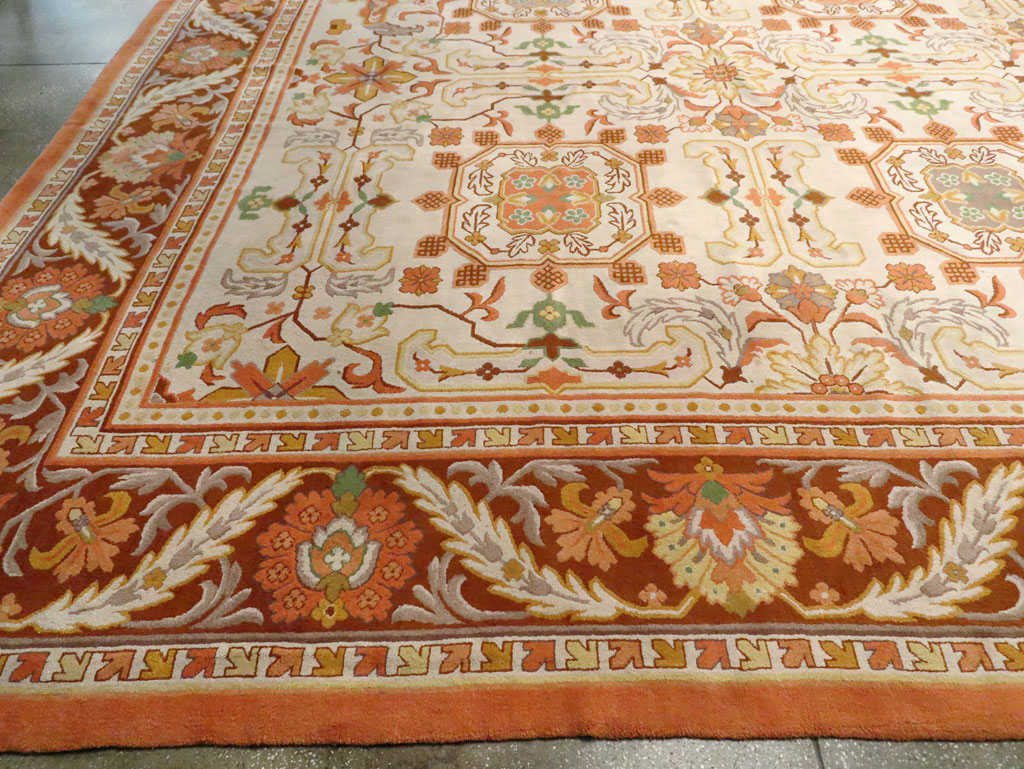 Vintage Spanish Cuenca Oversize Carpet, No.21154 - Galerie Shabab