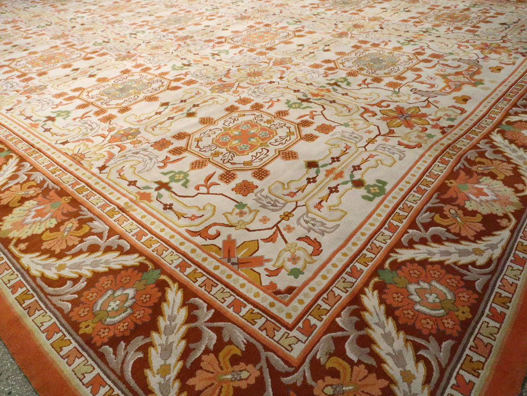 Vintage Spanish Cuenca Oversize Carpet, No.21154 - Galerie Shabab