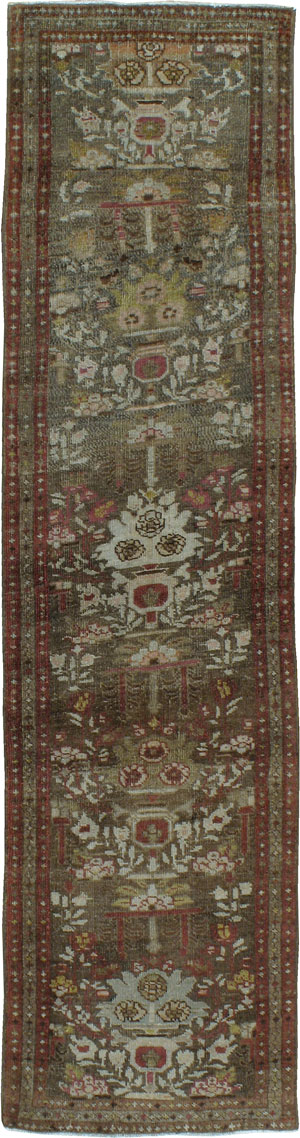 Antique Mahal Runner, No.21176 - Galerie Shabab