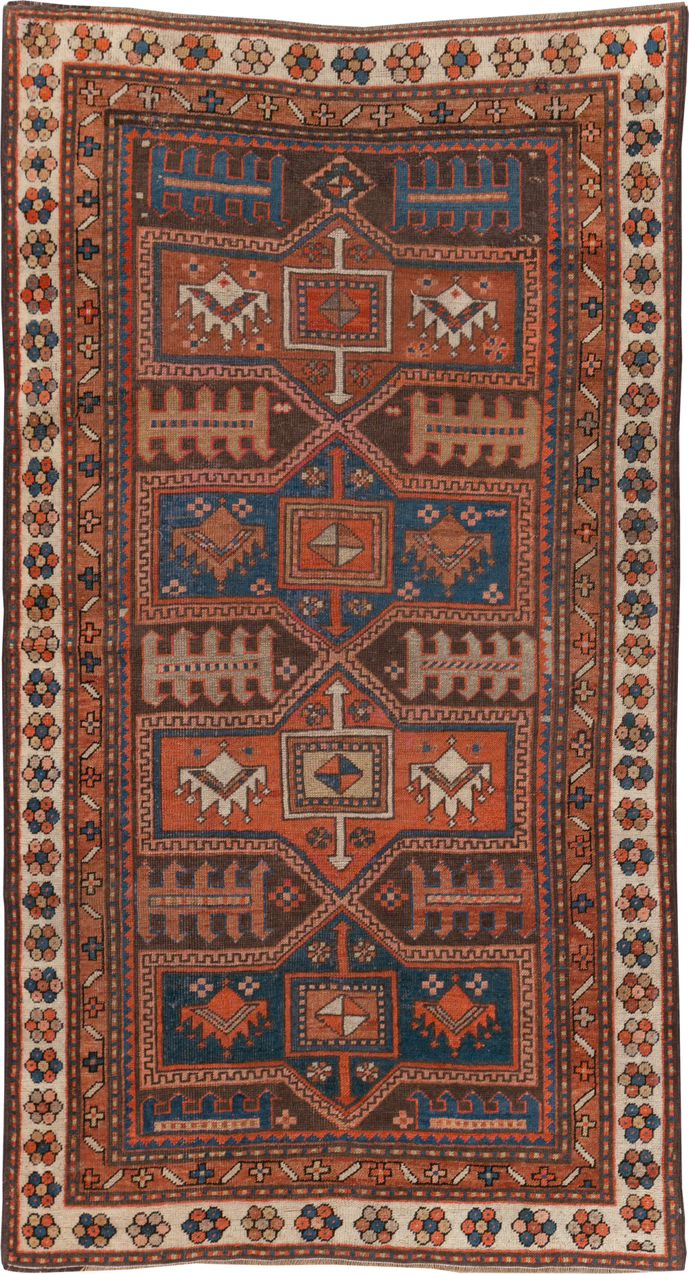 Antique Kazak Rug, No.21183 - Galerie Shabab