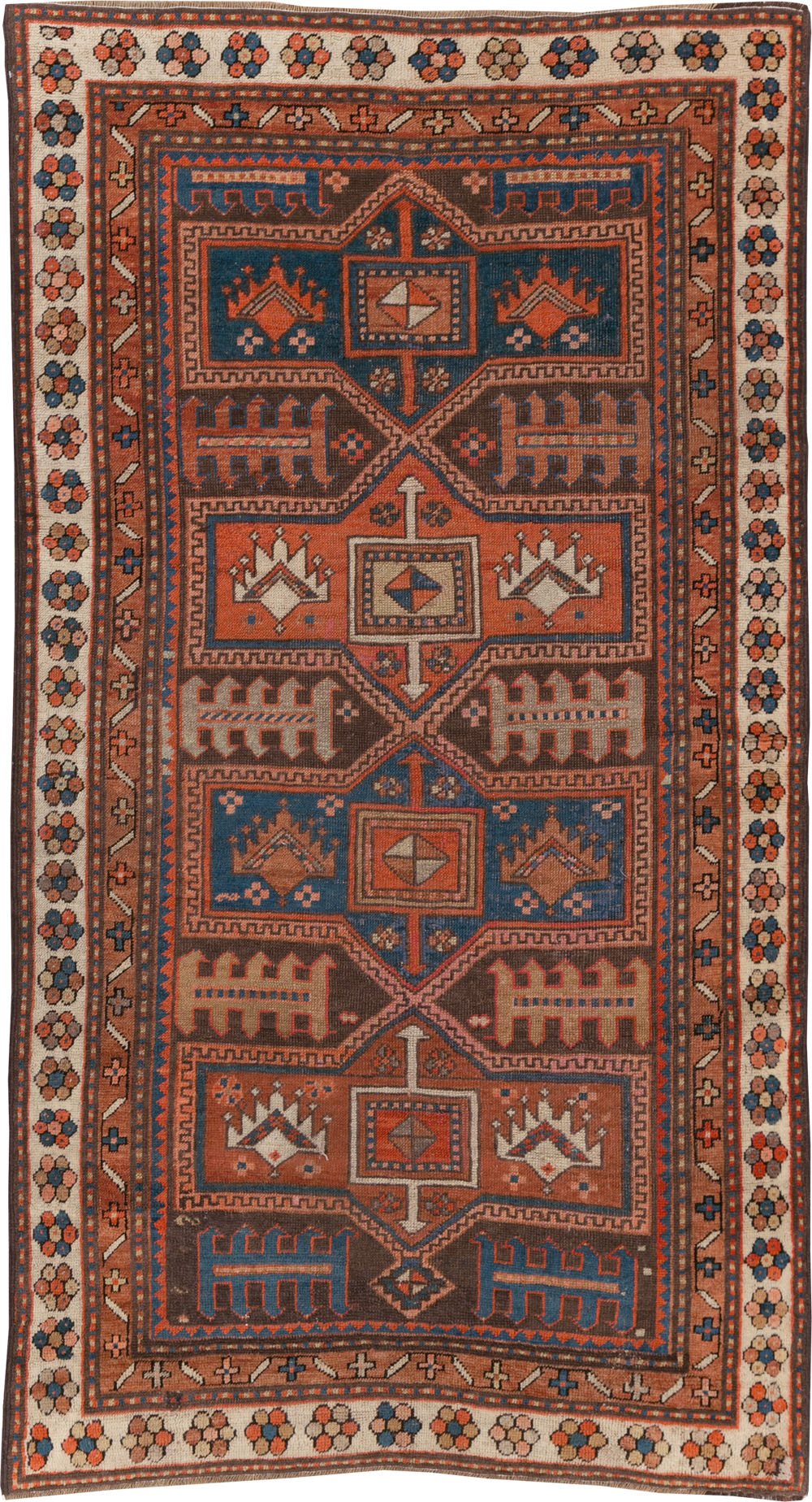 Antique Kazak Rug, No.21183 - Galerie Shabab