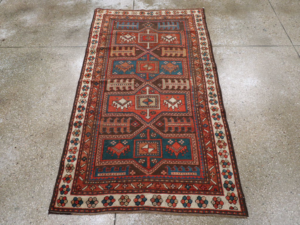 Antique Kazak Rug, No.21183 - Galerie Shabab