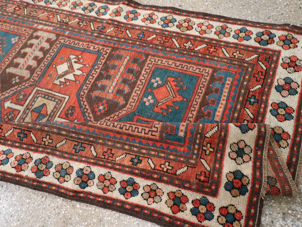 Antique Caucasian Kazak Rug, No.21183 - Galerie Shabab