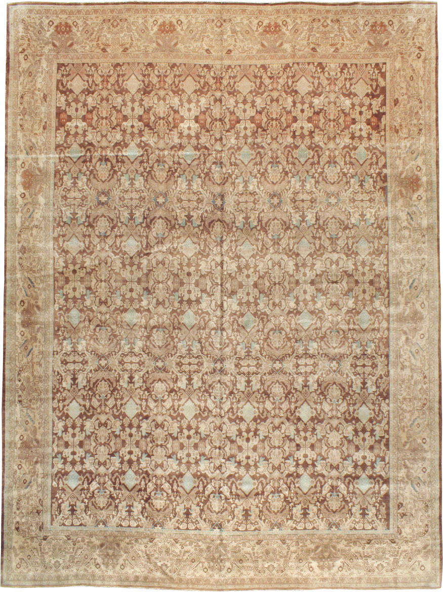 Antique Persian Tabriz Carpet, No.21184 - Galerie Shabab
