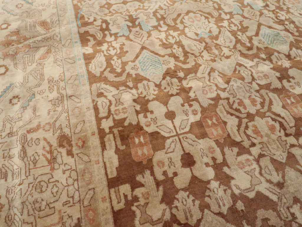 Antique Persian Tabriz Carpet, No.21184 - Galerie Shabab