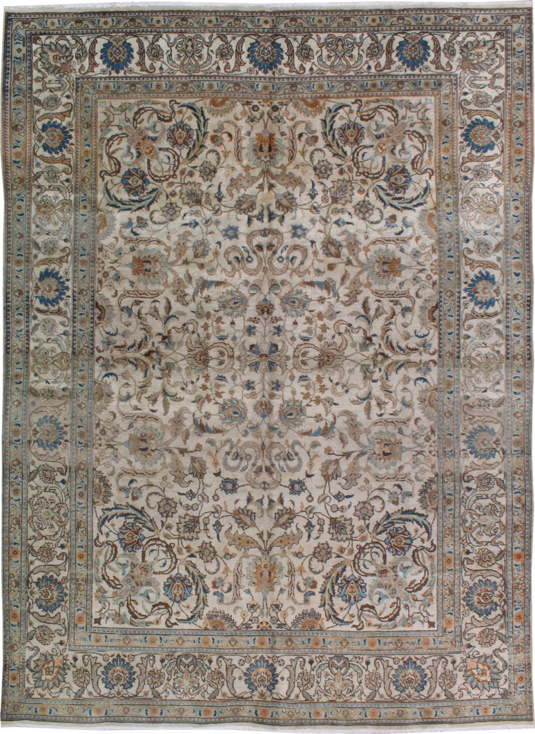 Vintage Persian Tabriz Rug, No.21185 - Galerie Shabab