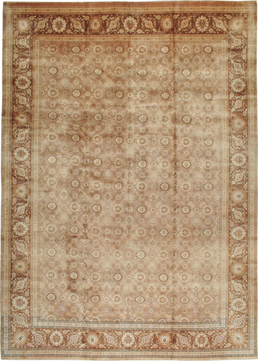 Antique Persian Tabriz Carpet, No.21186 - Galerie Shabab