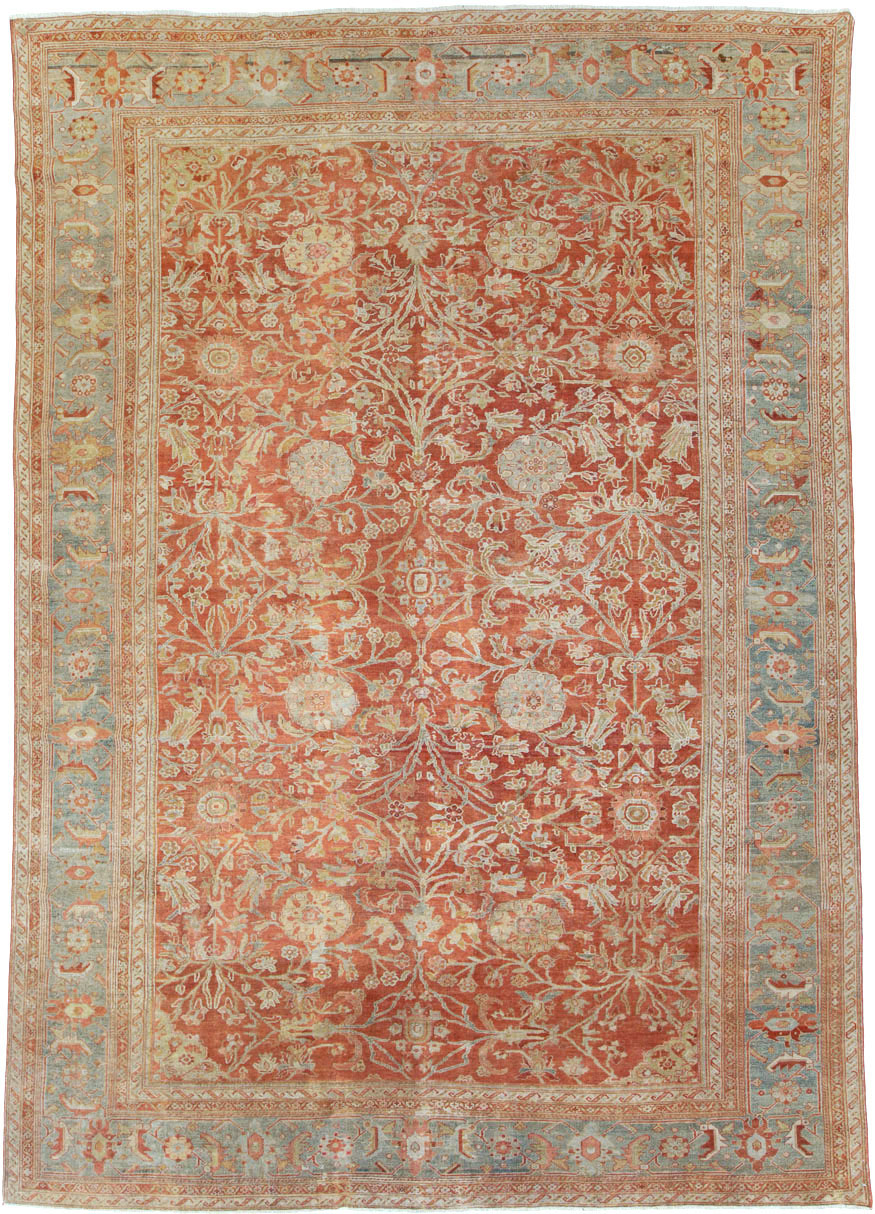 Antique Persian Mahal Carpet, No.21190 - Galerie Shabab