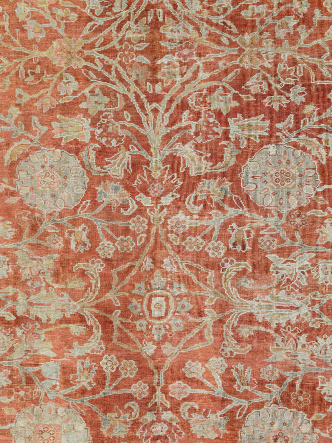 Antique Persian Mahal Carpet, No.21190 - Galerie Shabab