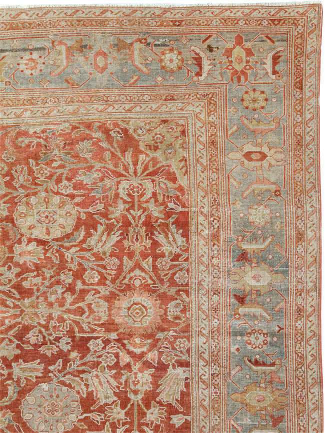 Antique Persian Mahal Carpet, No.21190 - Galerie Shabab