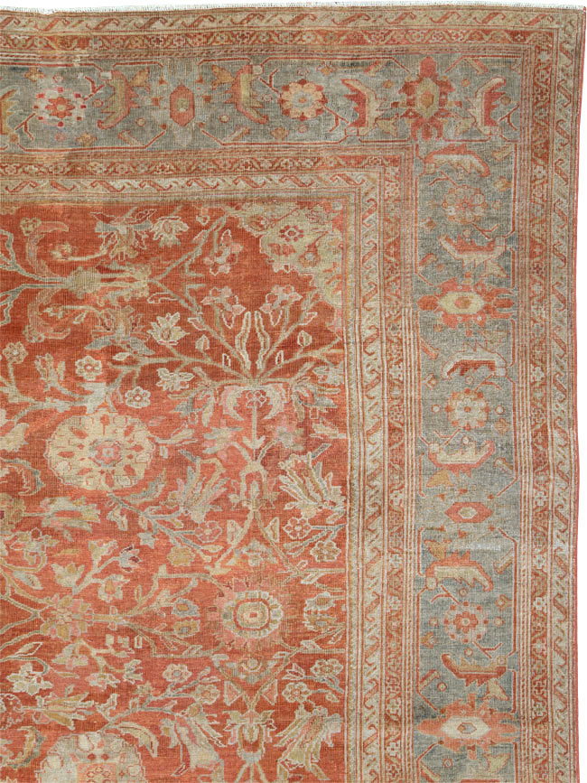 Antique Persian Mahal Carpet, No.21190 - Galerie Shabab