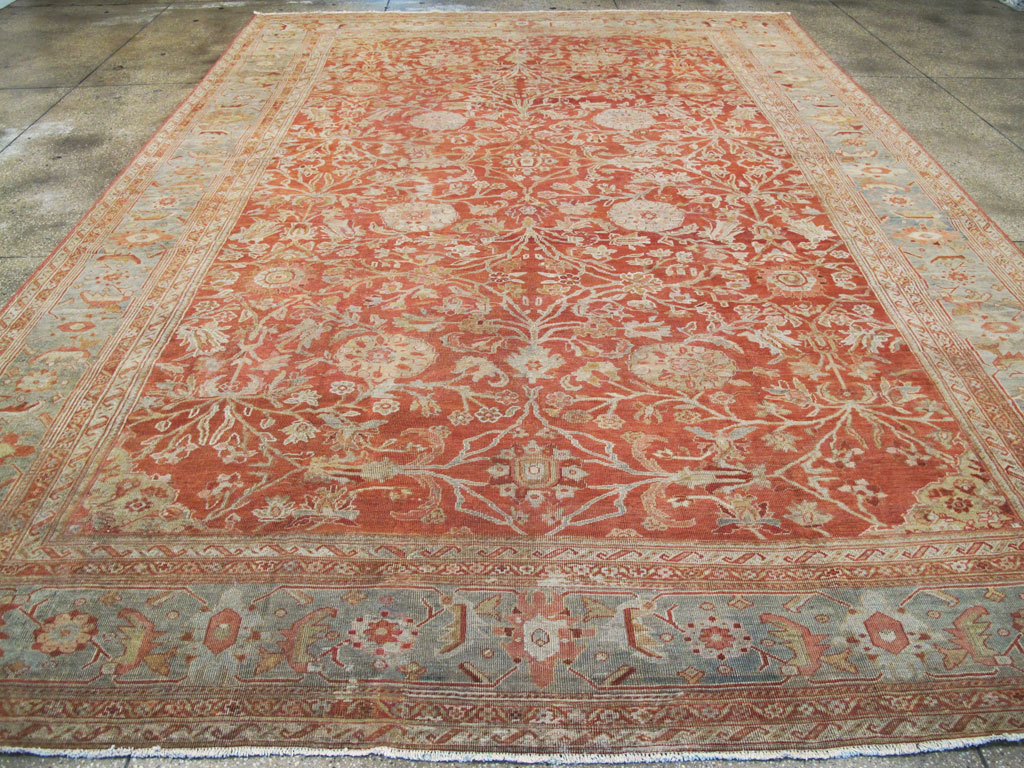 Antique Persian Mahal Carpet, No.21190 - Galerie Shabab
