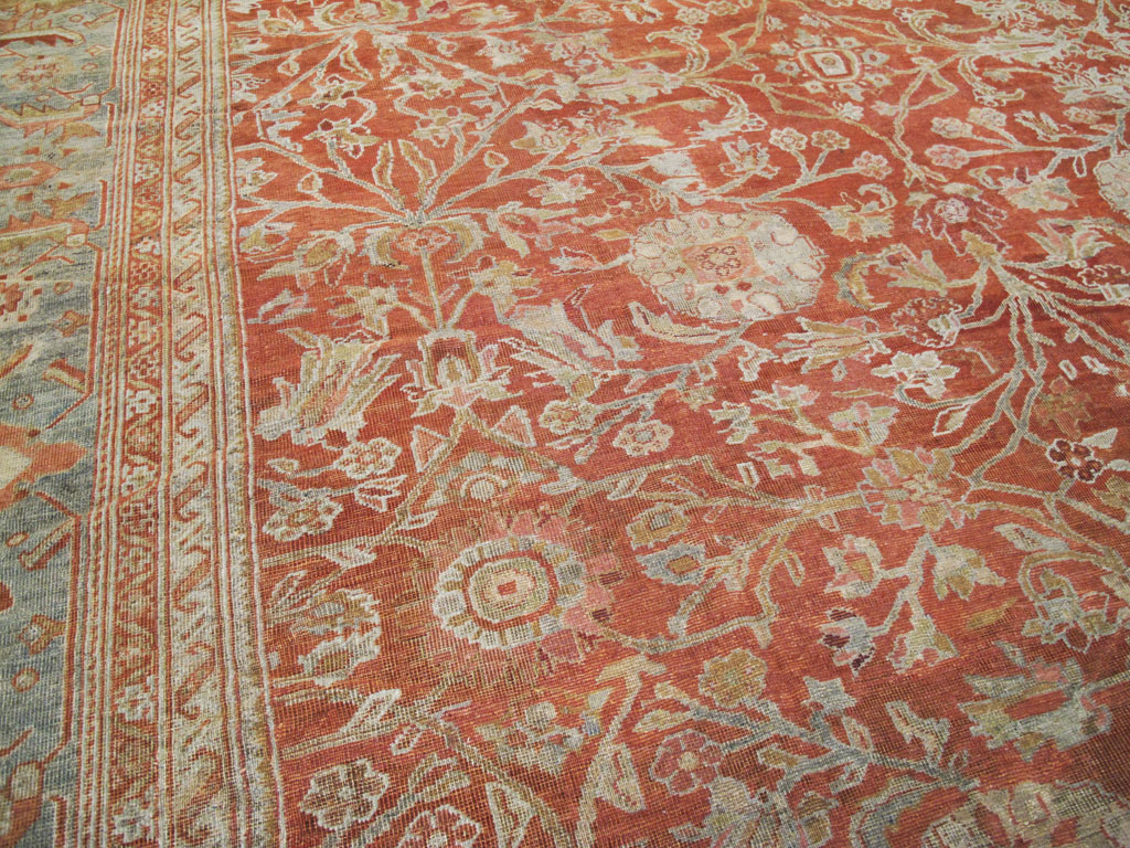 Antique Persian Mahal Carpet, No.21190 - Galerie Shabab