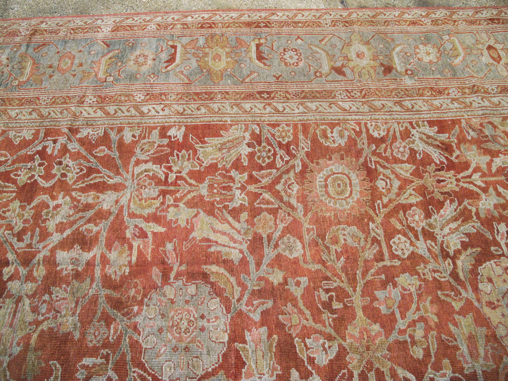 Antique Persian Mahal Carpet, No.21190 - Galerie Shabab