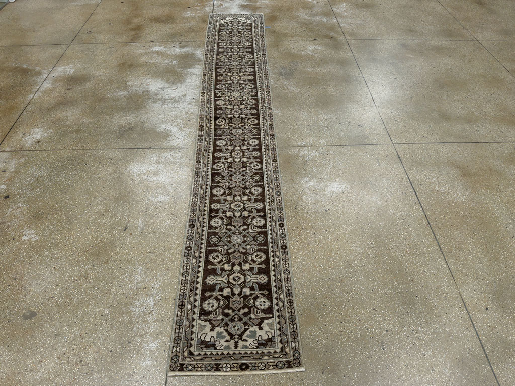 Vintage Persian Malayer Runner, No.21195 - Galerie Shabab
