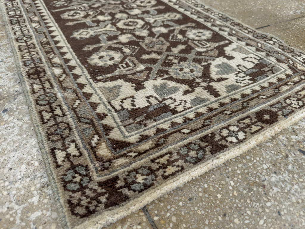 Vintage Persian Malayer Runner, No.21195 - Galerie Shabab
