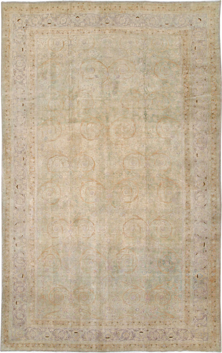 Antique Persian Tabriz  Carpet, No.21197 - Galerie Shabab