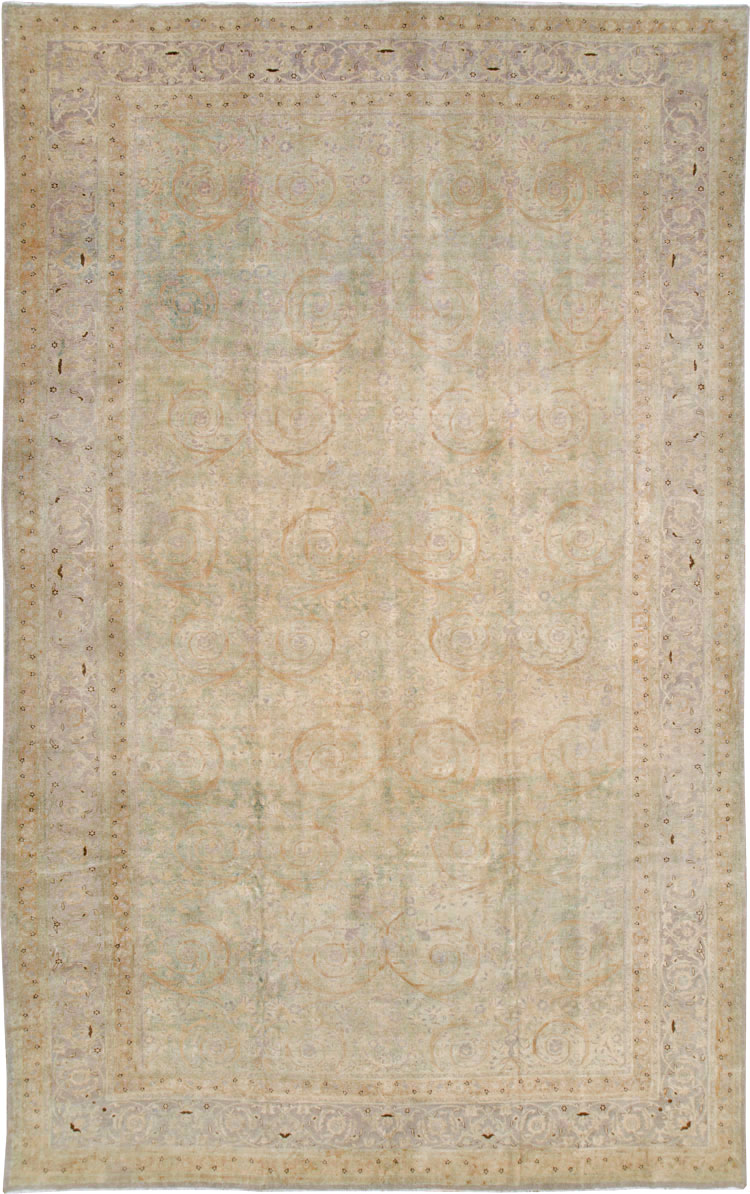 Antique Persian Tabriz  Carpet, No.21197 - Galerie Shabab