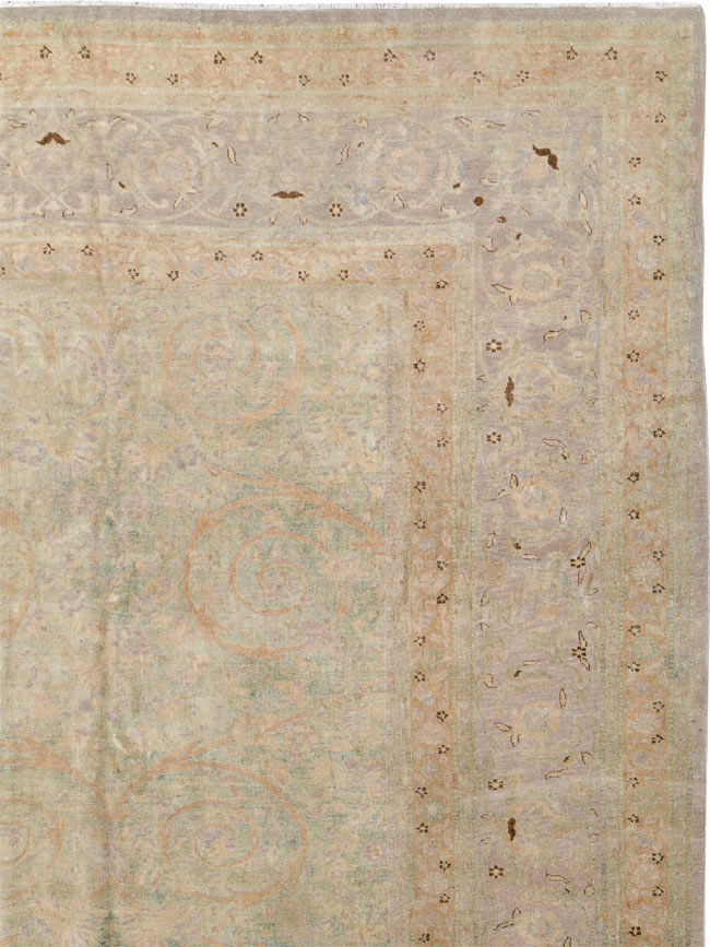 Antique Persian Tabriz  Carpet, No.21197 - Galerie Shabab