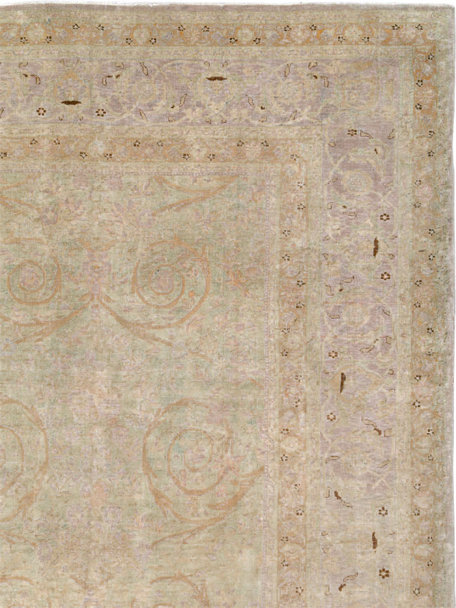 Antique Persian Tabriz  Carpet, No.21197 - Galerie Shabab