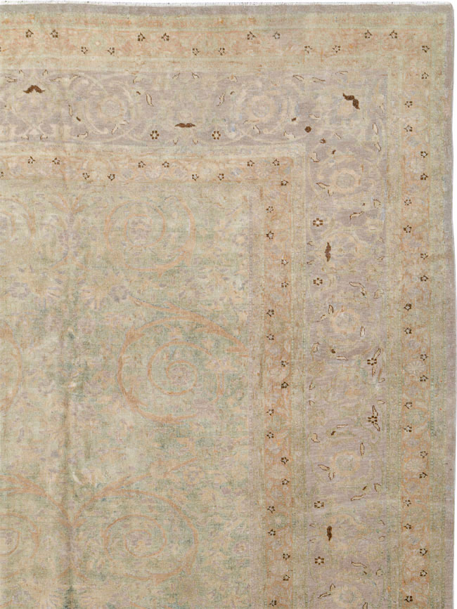 Antique Persian Tabriz  Carpet, No.21197 - Galerie Shabab