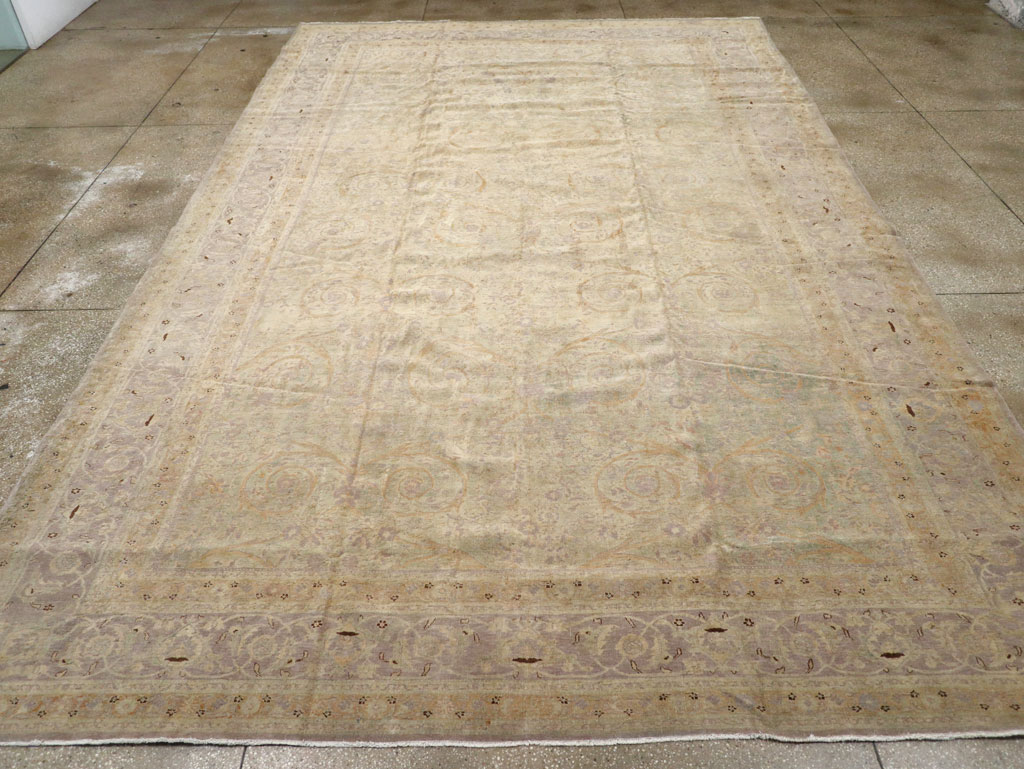 Antique Persian Tabriz  Carpet, No.21197 - Galerie Shabab
