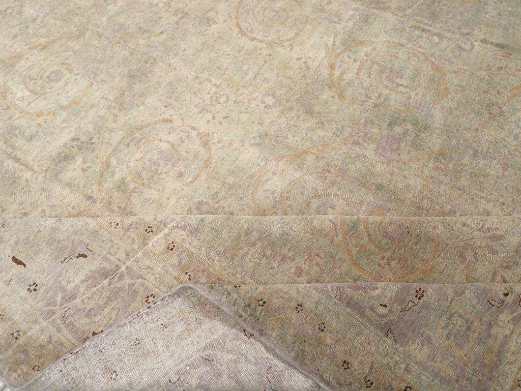 Antique Persian Tabriz  Carpet, No.21197 - Galerie Shabab