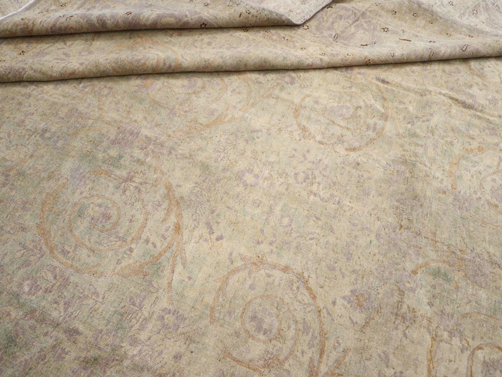 Antique Persian Tabriz  Carpet, No.21197 - Galerie Shabab
