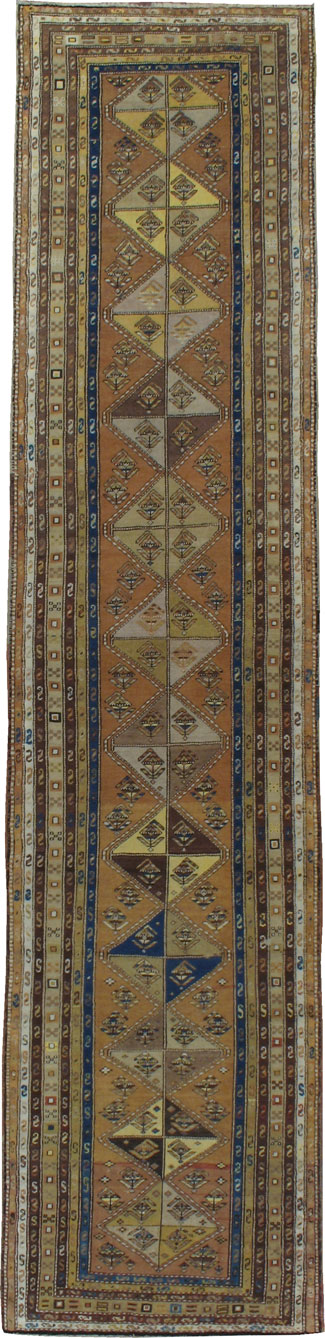 Antique Kazak Runner, No.21200 - Galerie Shabab