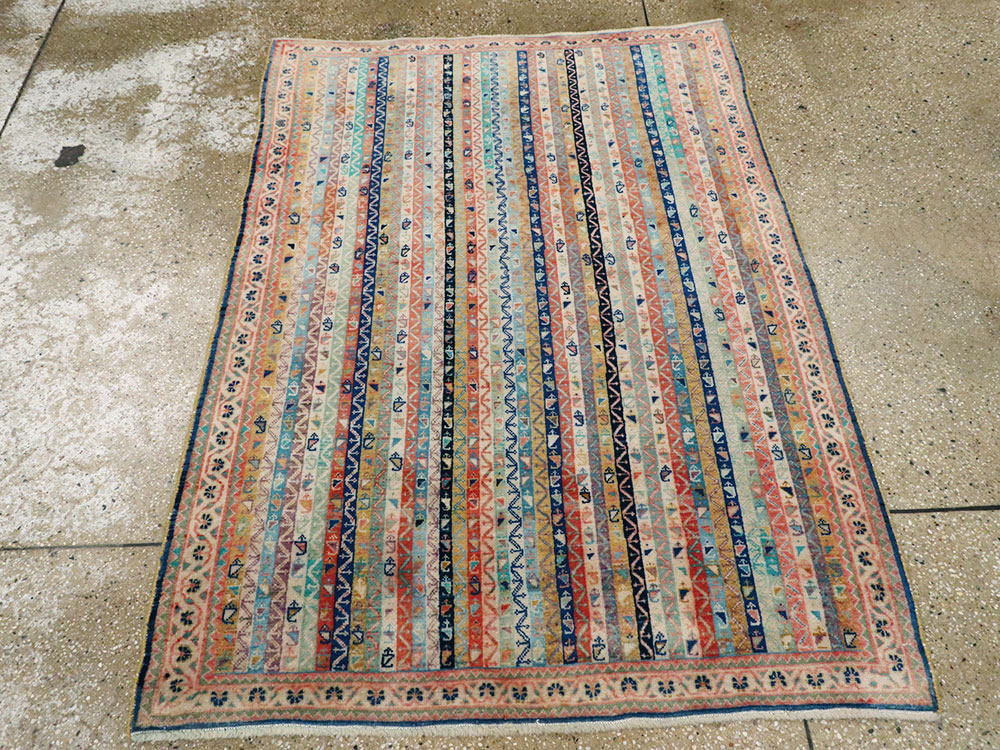 Vintage Persian Afshar Rug, No.21206 - Galerie Shabab