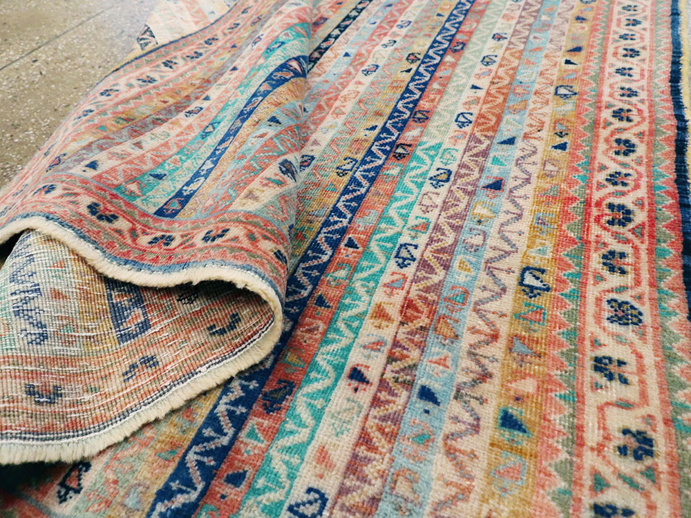 Vintage Persian Afshar Rug, No.21206 - Galerie Shabab