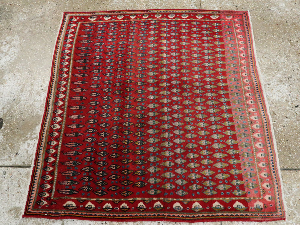 Vintage Persian Kashan Rug, No.21226 - Galerie Shabab
