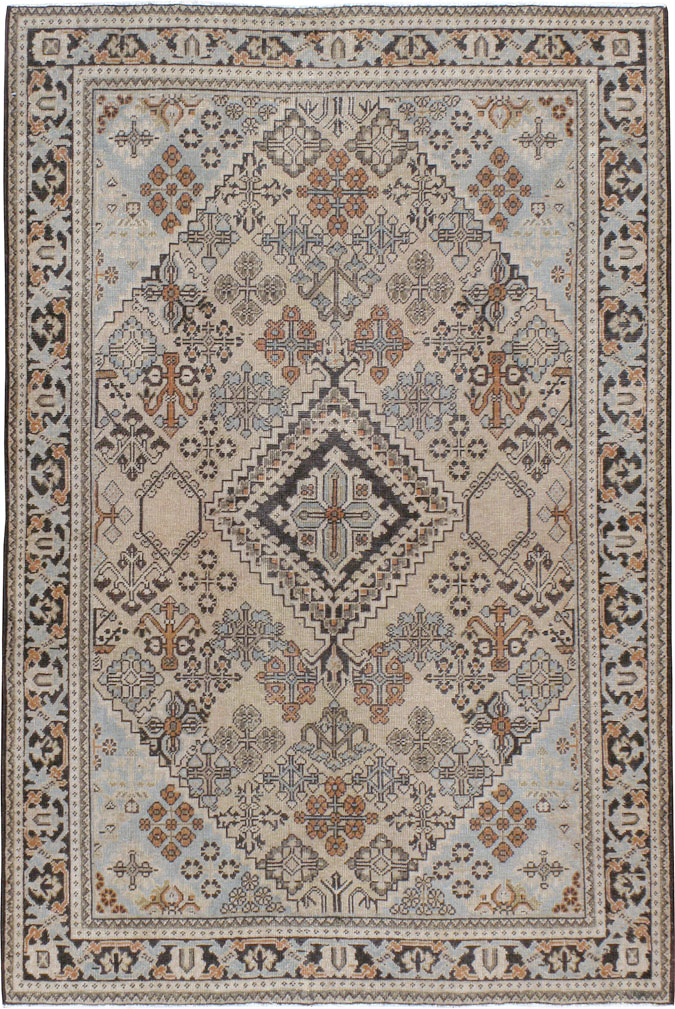Vintage Persian Joshegan Rug (Pair: 1 of 2), No.21236 - Galerie Shabab