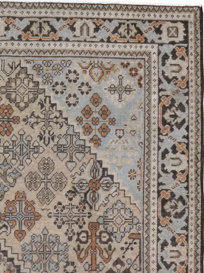 Vintage Persian Joshegan Rug (Pair: 1 of 2), No.21236 - Galerie Shabab