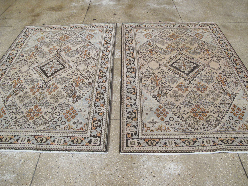 Vintage Persian Joshegan Rug (Pair: 1 of 2), No.21236 - Galerie Shabab