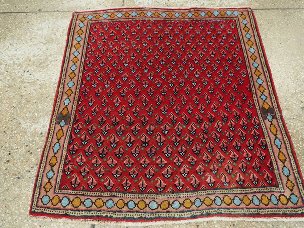 Vintage Persian Kashan Rug, No.21240 - Galerie Shabab