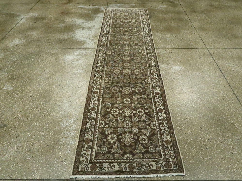 Vintage Persian Malayer Runner, No.21241 - Galerie Shabab