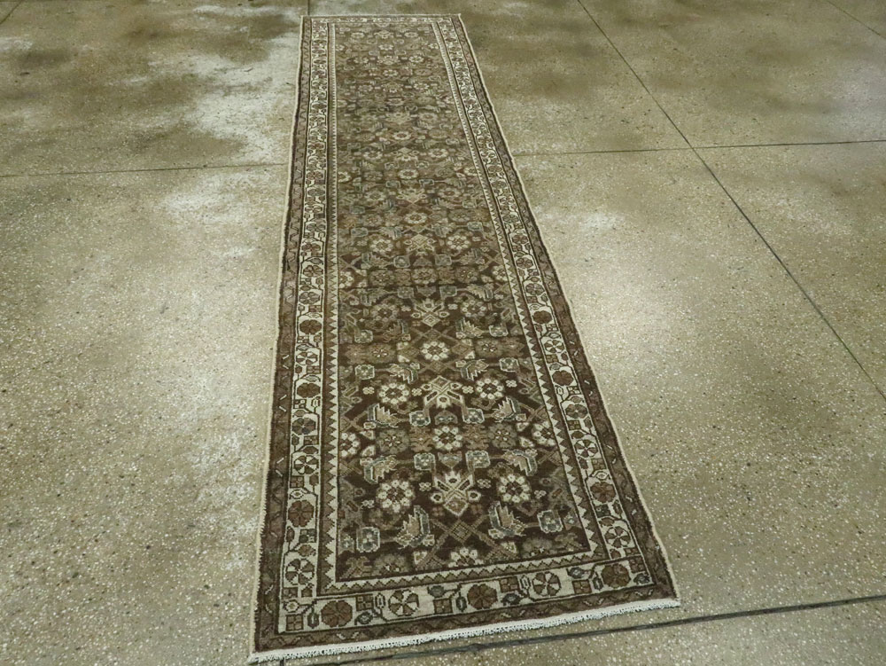 Vintage Persian Malayer Runner, No.21241 - Galerie Shabab