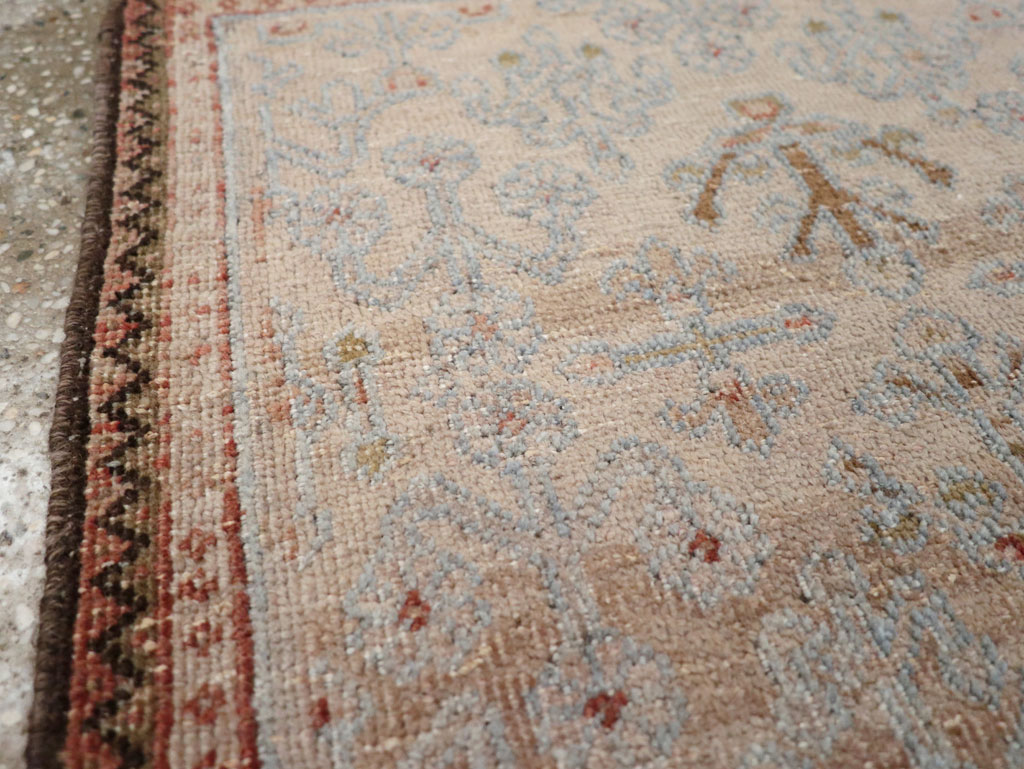 Vintage Persian Joshegan Square Throw Rug, No.21243 - Galerie Shabab