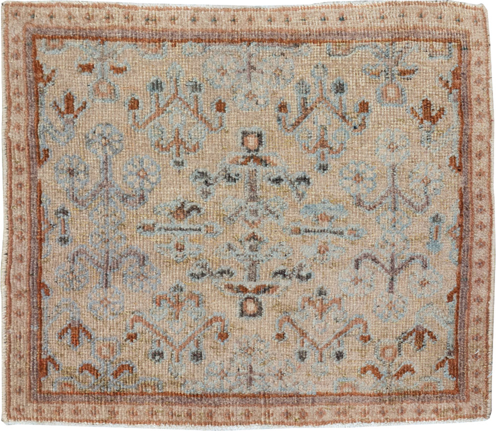 Vintage Persian Joshegan Square Throw Rug, No.21253 - Galerie Shabab