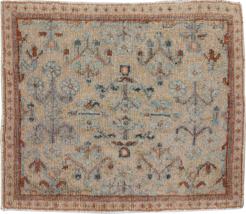 Vintage Persian Joshegan Square Throw Rug, No.21253 - Galerie Shabab