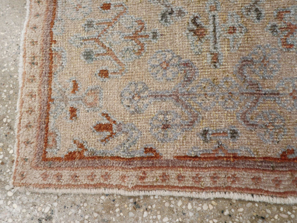 Vintage Persian Joshegan Square Throw Rug, No.21253 - Galerie Shabab