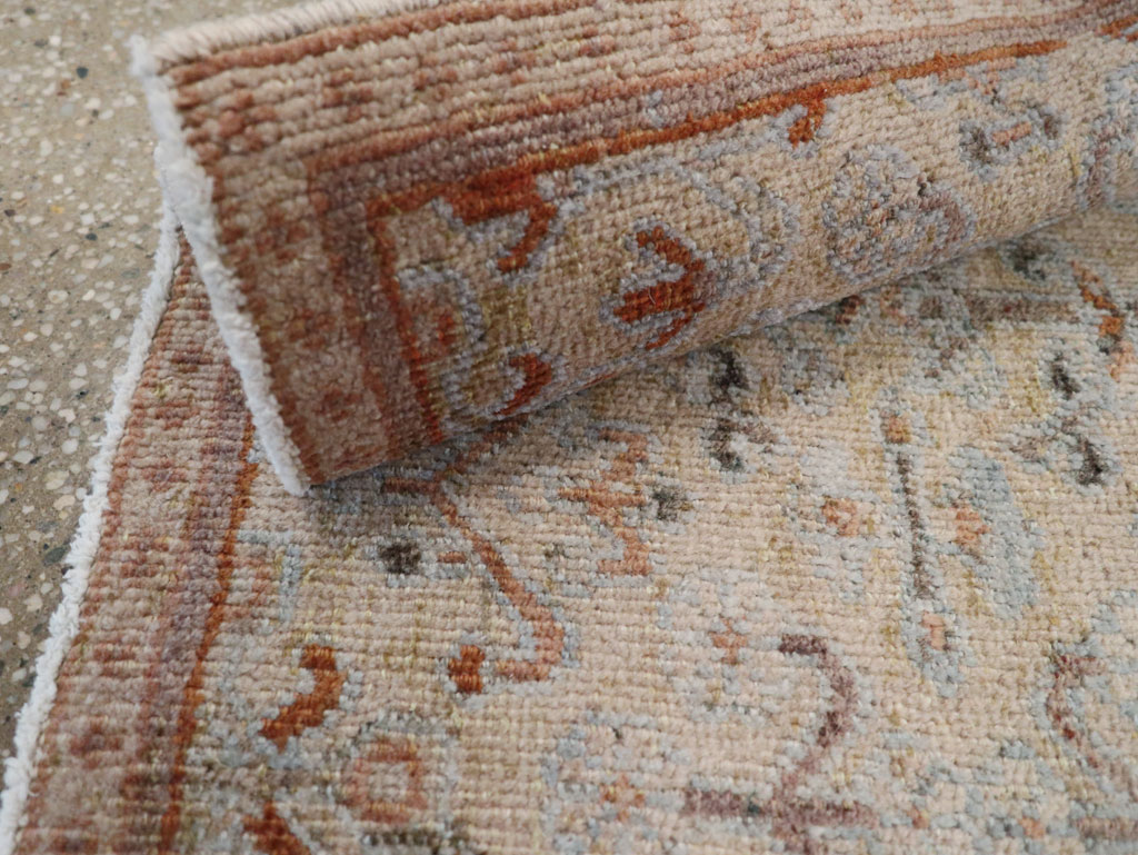 Vintage Persian Joshegan Square Throw Rug, No.21253 - Galerie Shabab