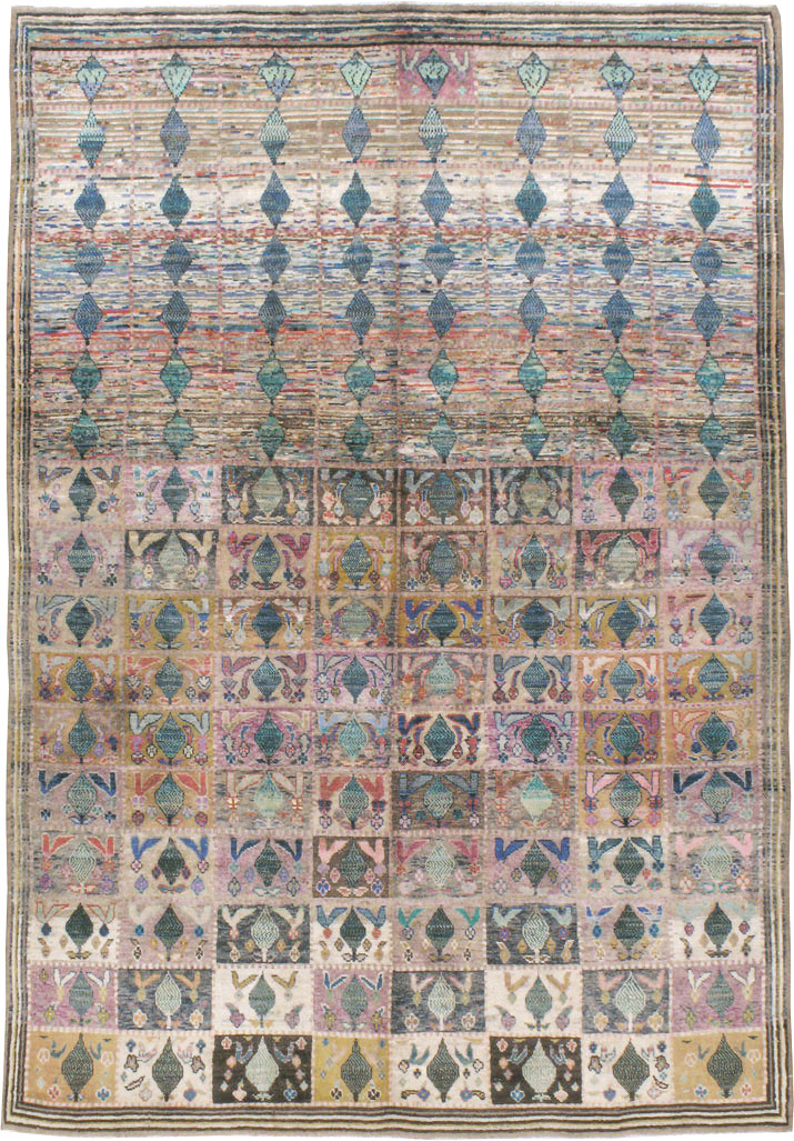 Vintage Persian Kashan Rug, No.21257 - Galerie Shabab