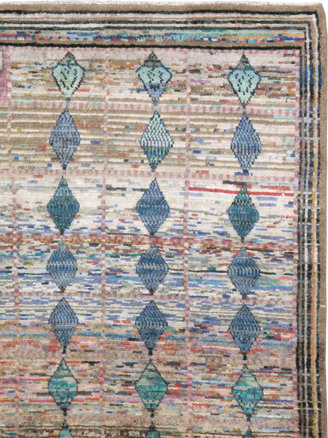 Vintage Persian Kashan Rug, No.21257 - Galerie Shabab