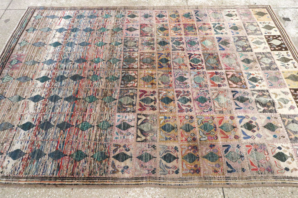 Vintage Persian Kashan Rug, No.21257 - Galerie Shabab