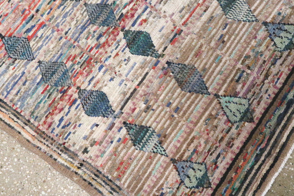 Vintage Persian Kashan Rug, No.21257 - Galerie Shabab