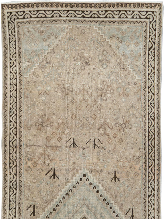 Vintage Persian Joshegan Runner, No.21258 - Galerie Shabab