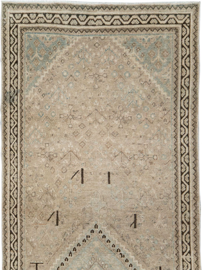 Vintage Persian Joshegan Runner, No.21258 - Galerie Shabab
